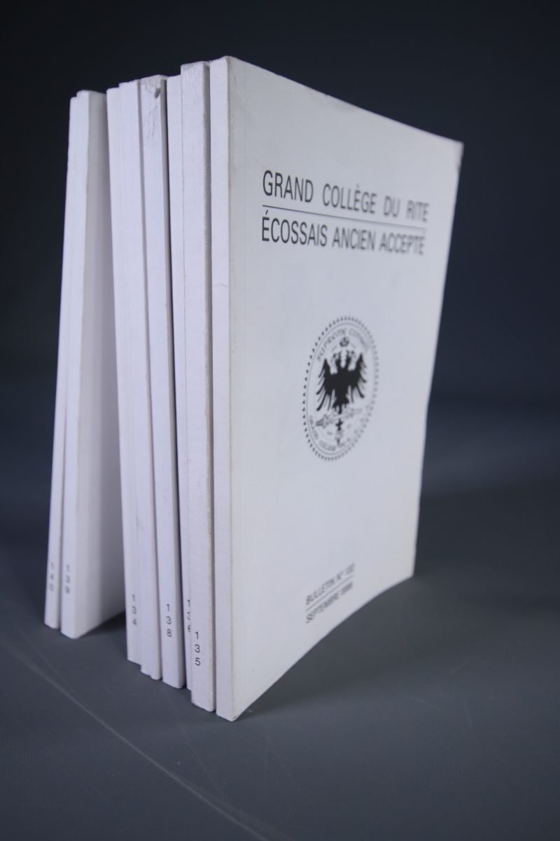 Bulletins du Grand Collège du Rite Ecossais Ancien Accepté