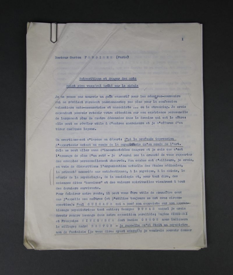 Autocritique et danger des mots
Maint rêve vespéral brûlé par le phénix