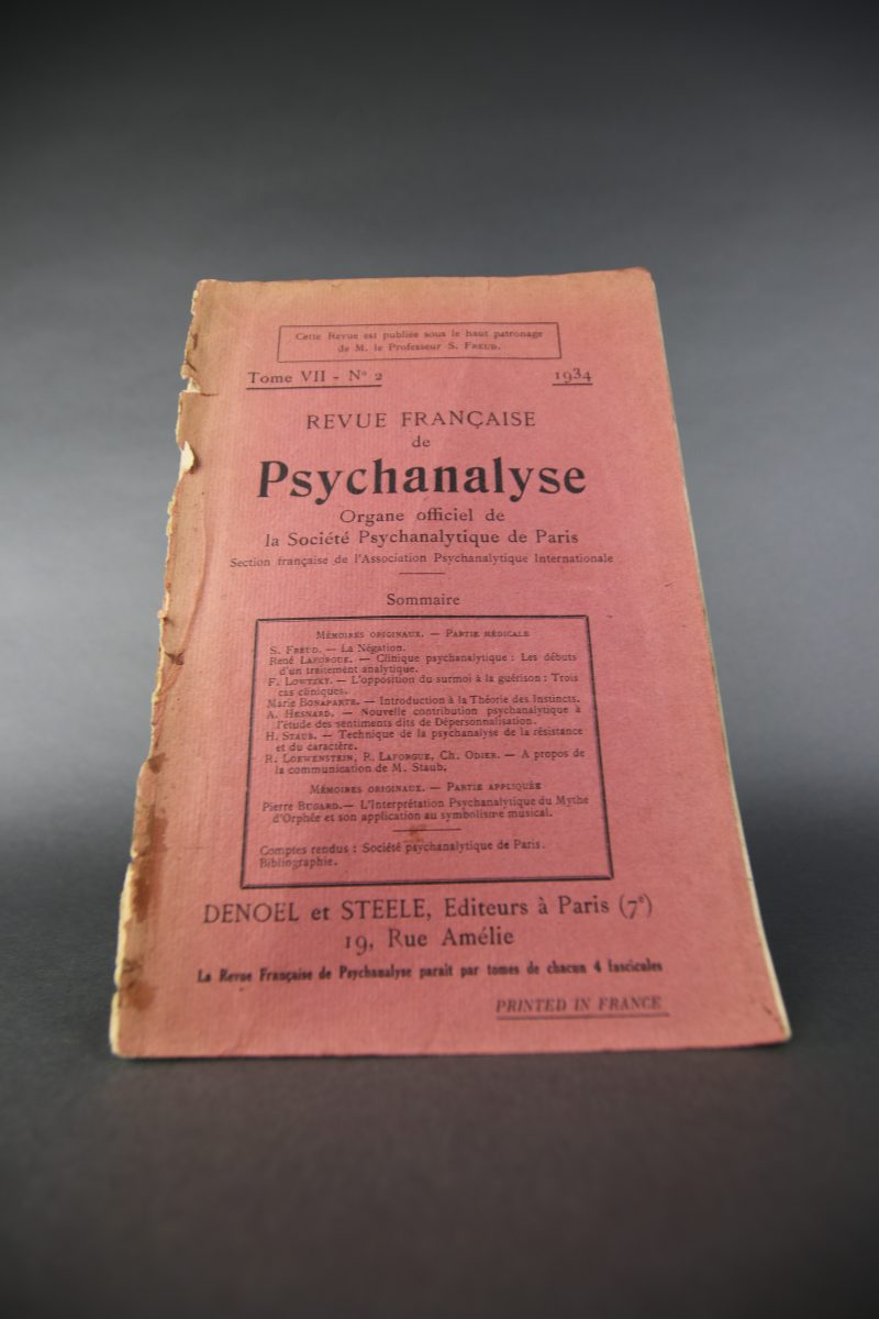 Revue française de psychanalyse.
Organe officiel de la Société Psychanalytique de Paris